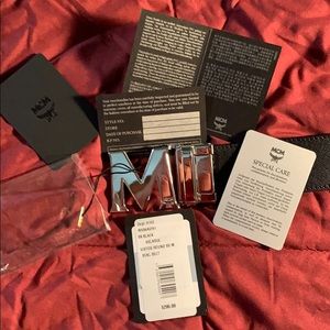 MCM Black Reversible Belt